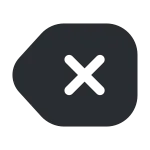 Tag Cross SVG Icon
